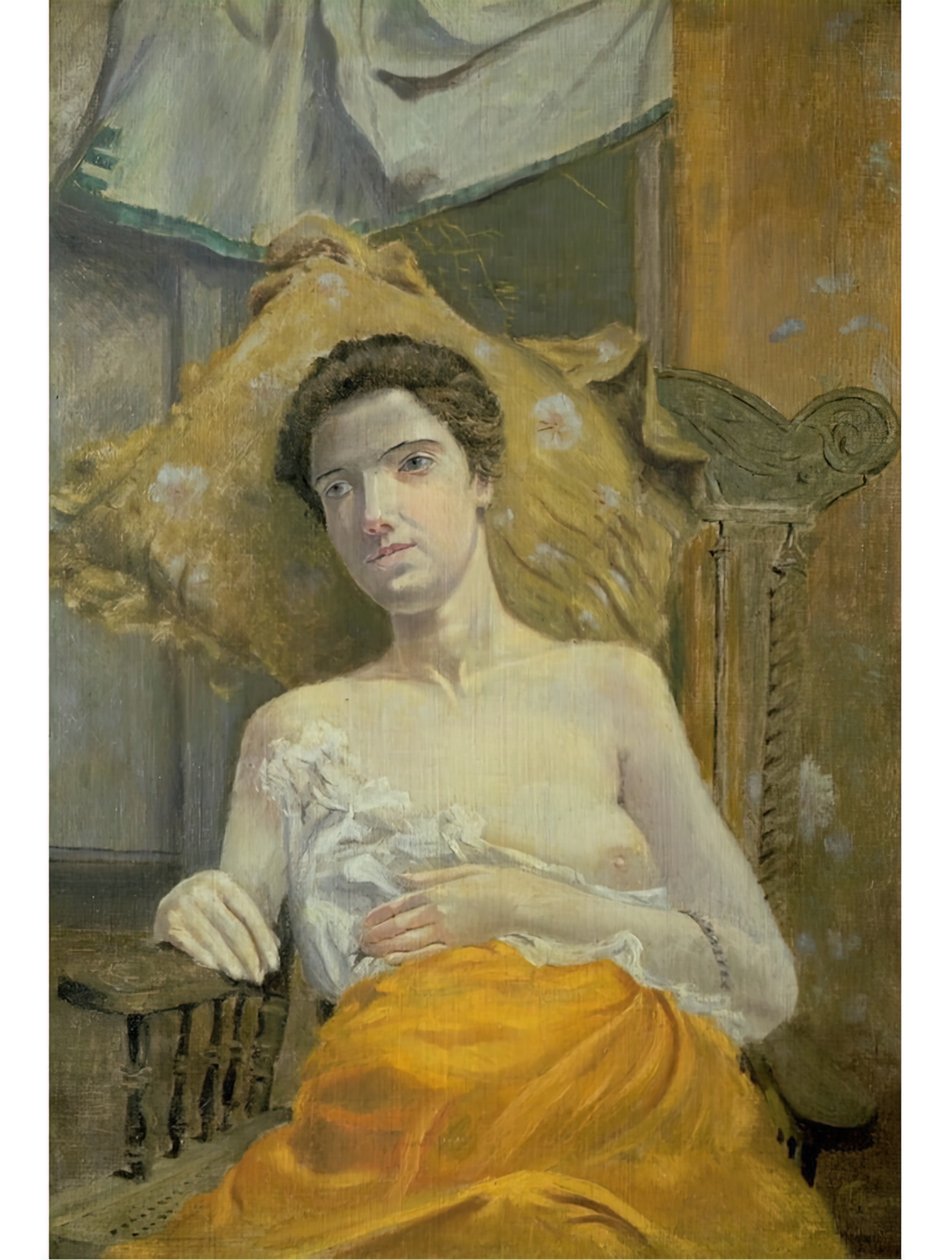 Madre afflitta, c. 1890 da Louis Michel Eilshemius
