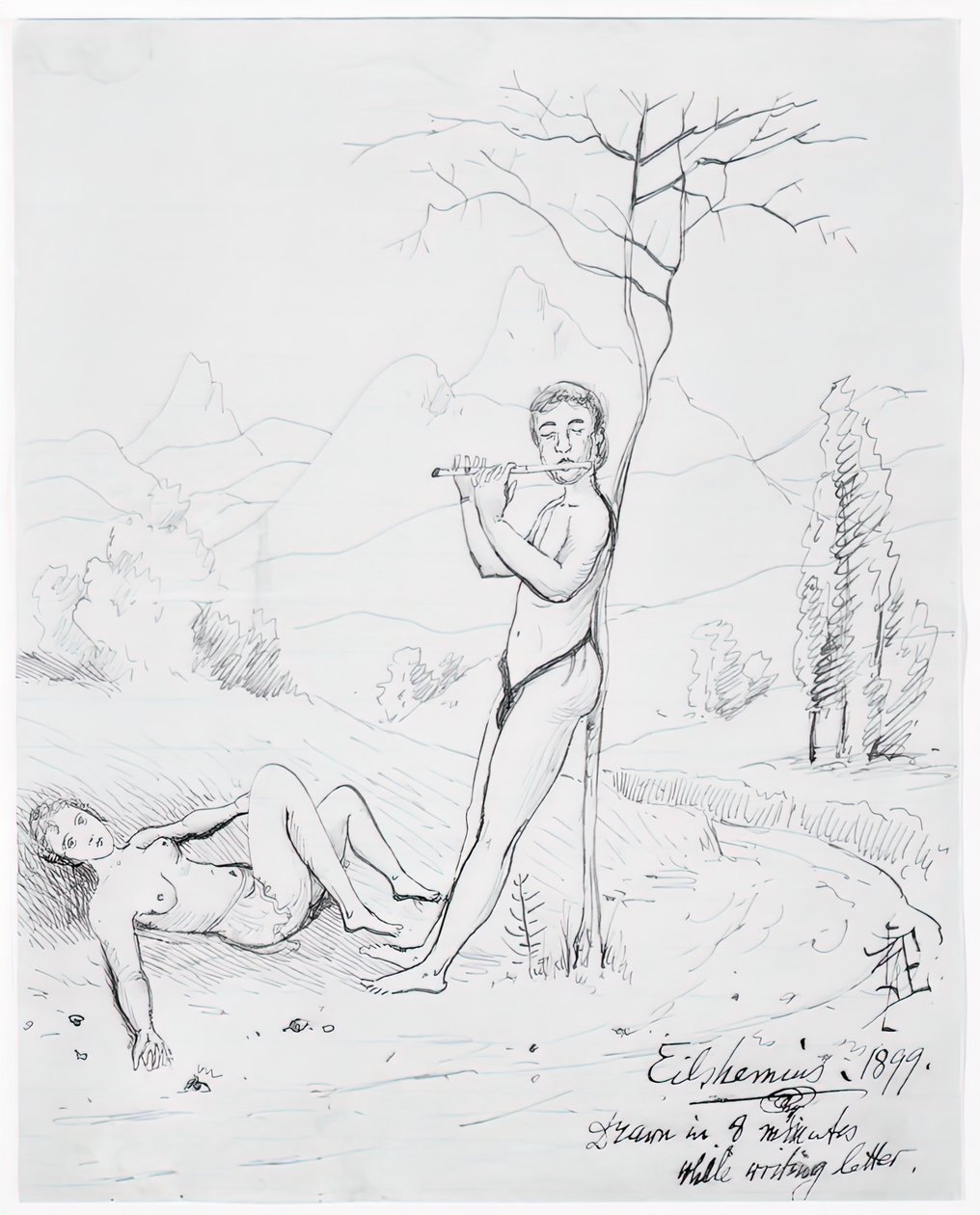 Pastorale, 1899 da Louis Michel Eilshemius