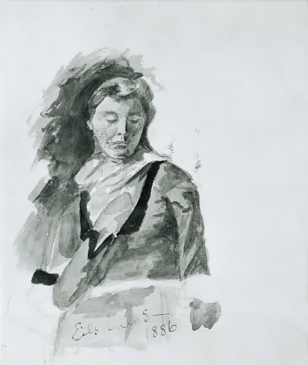 Figura di donna da Louis Michel Eilshemius