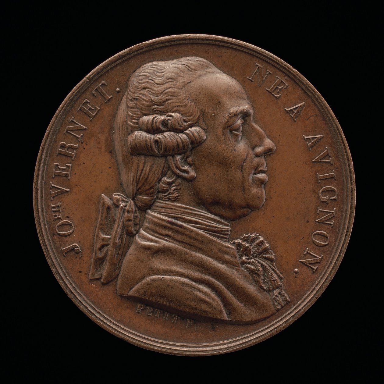 Claude-Joseph Vernet, 1714-1789, pittore [recto], 1826 da Louis Michel Petit