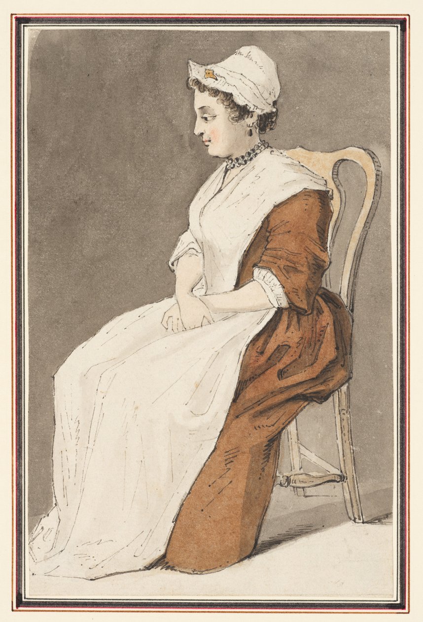 Donna seduta da Louis Philippe Boitard