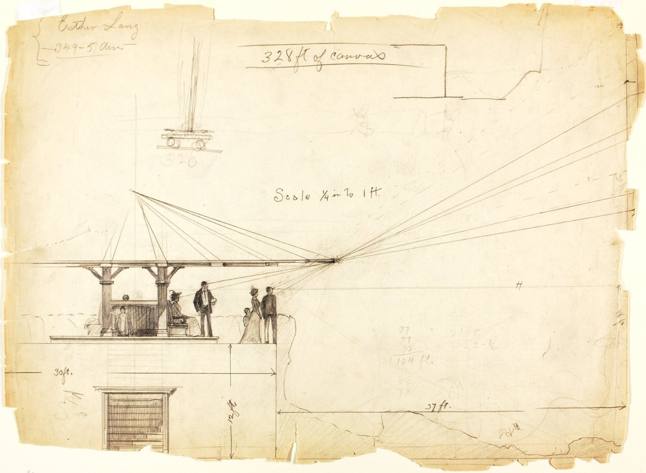 Senza titolo (schizzo prospettico) da Louis Schaettle