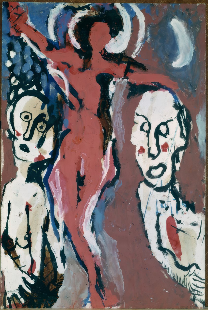 Crocifissione (Cristo Rosso) da Louis Soutter