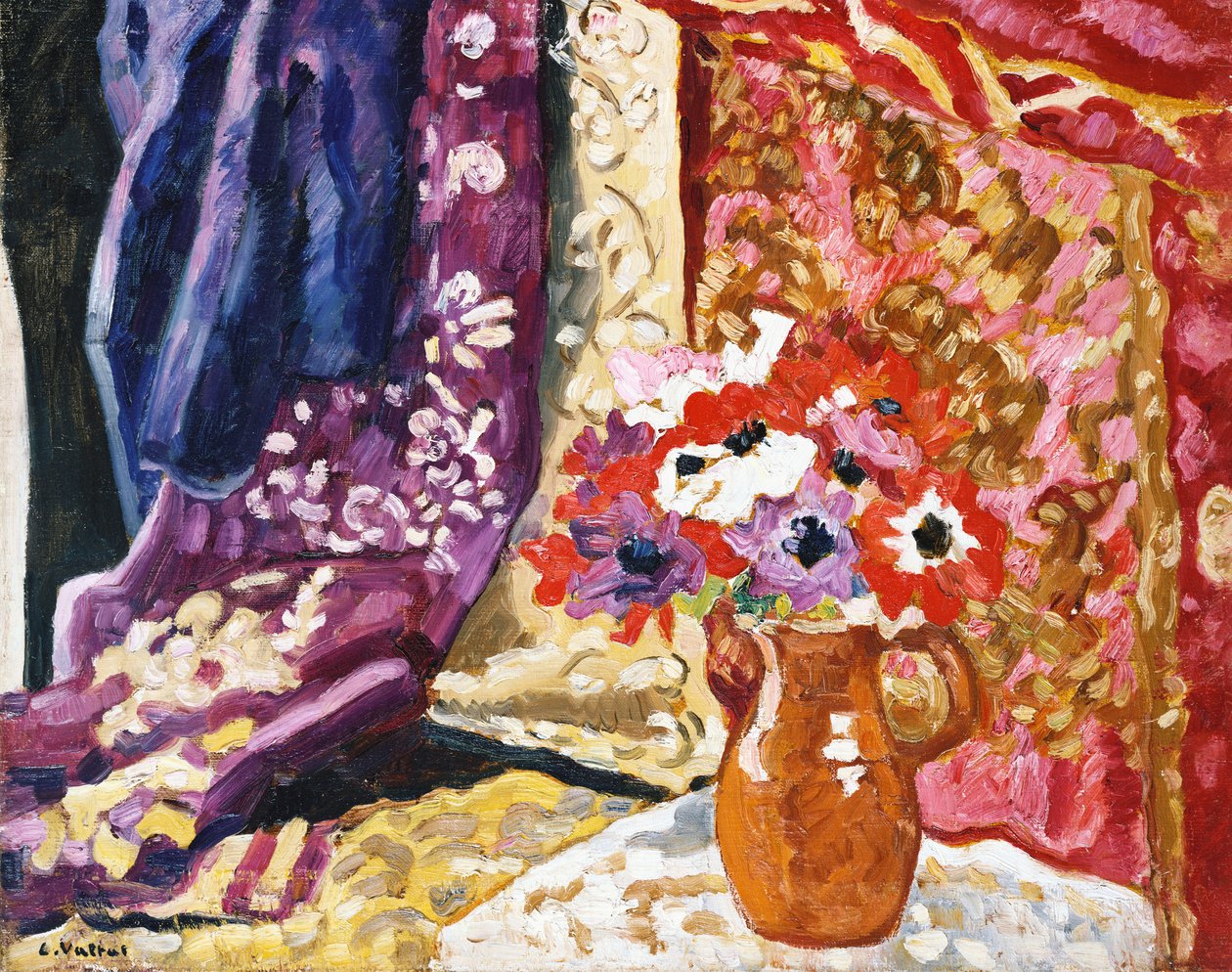 Anemoni con tende da Louis Valtat