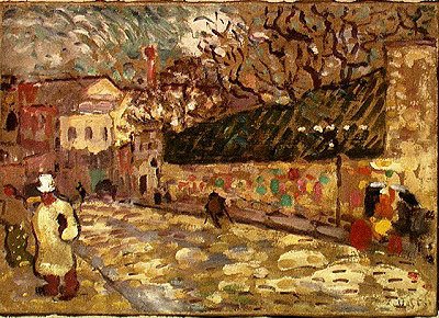 Uomo con stampelle da Louis Valtat