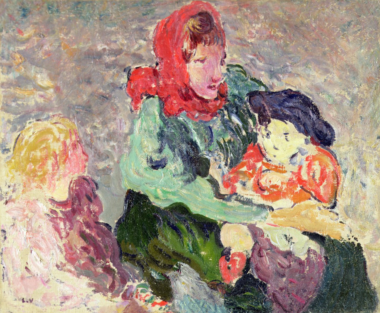 La Sciarpa Rossa da Louis Valtat