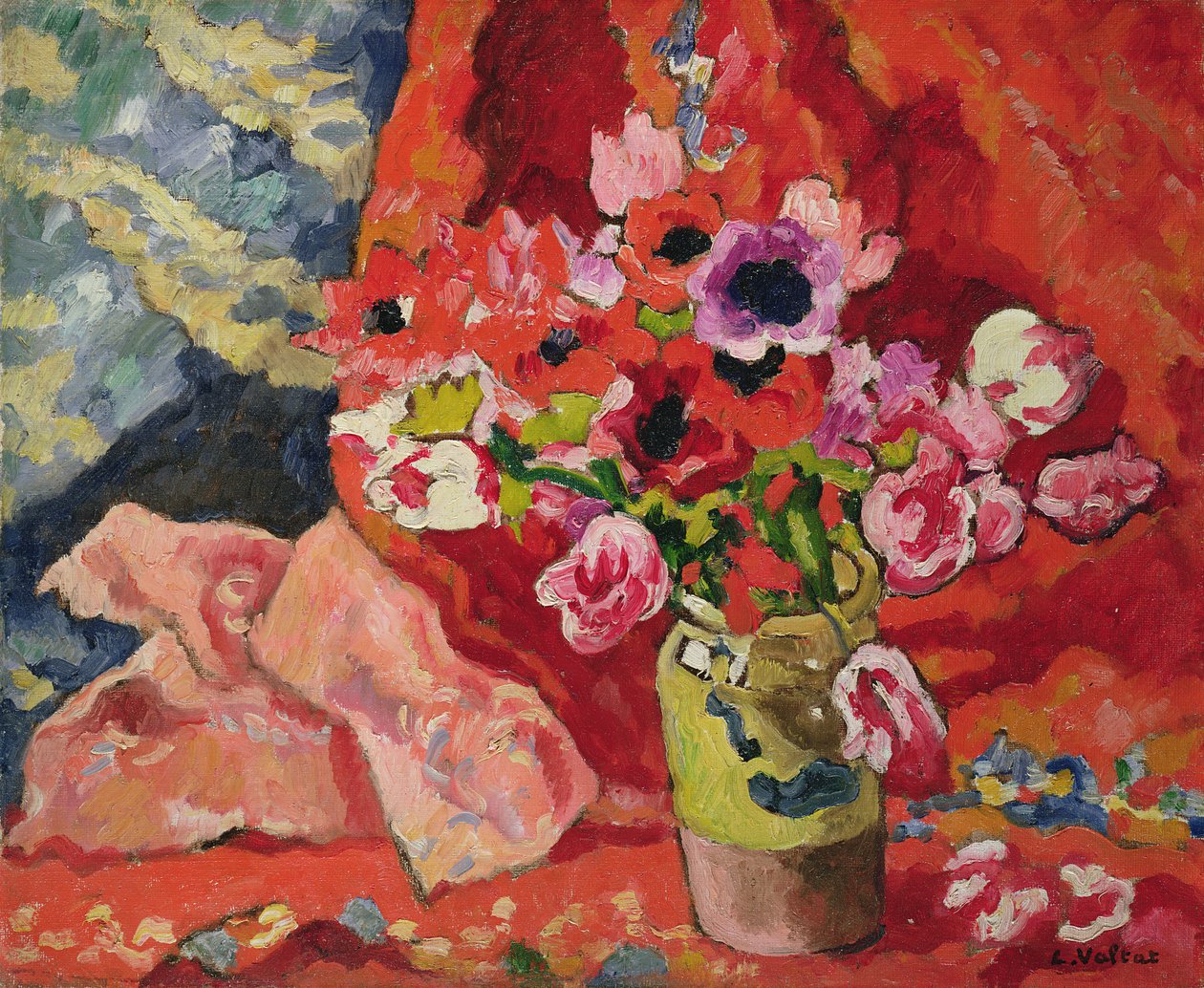 Vaso di fiori da Louis Valtat