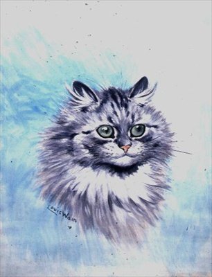 Uno Sguardo Pensieroso da Louis Wain