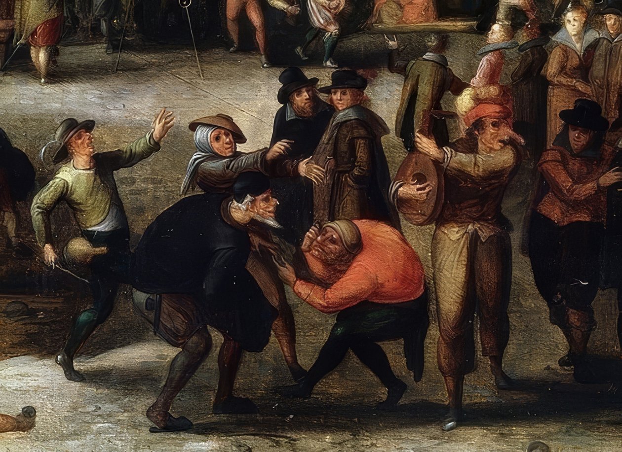 Scena di carnevale (dettaglio) da Louis de Caulery
