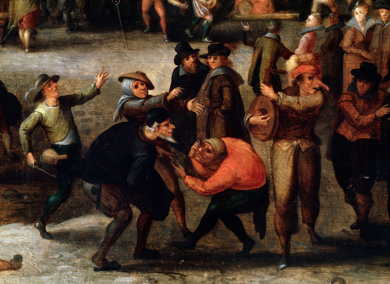 Dettaglio del carnevale, inizio XVII secolo da Louis de Caullery