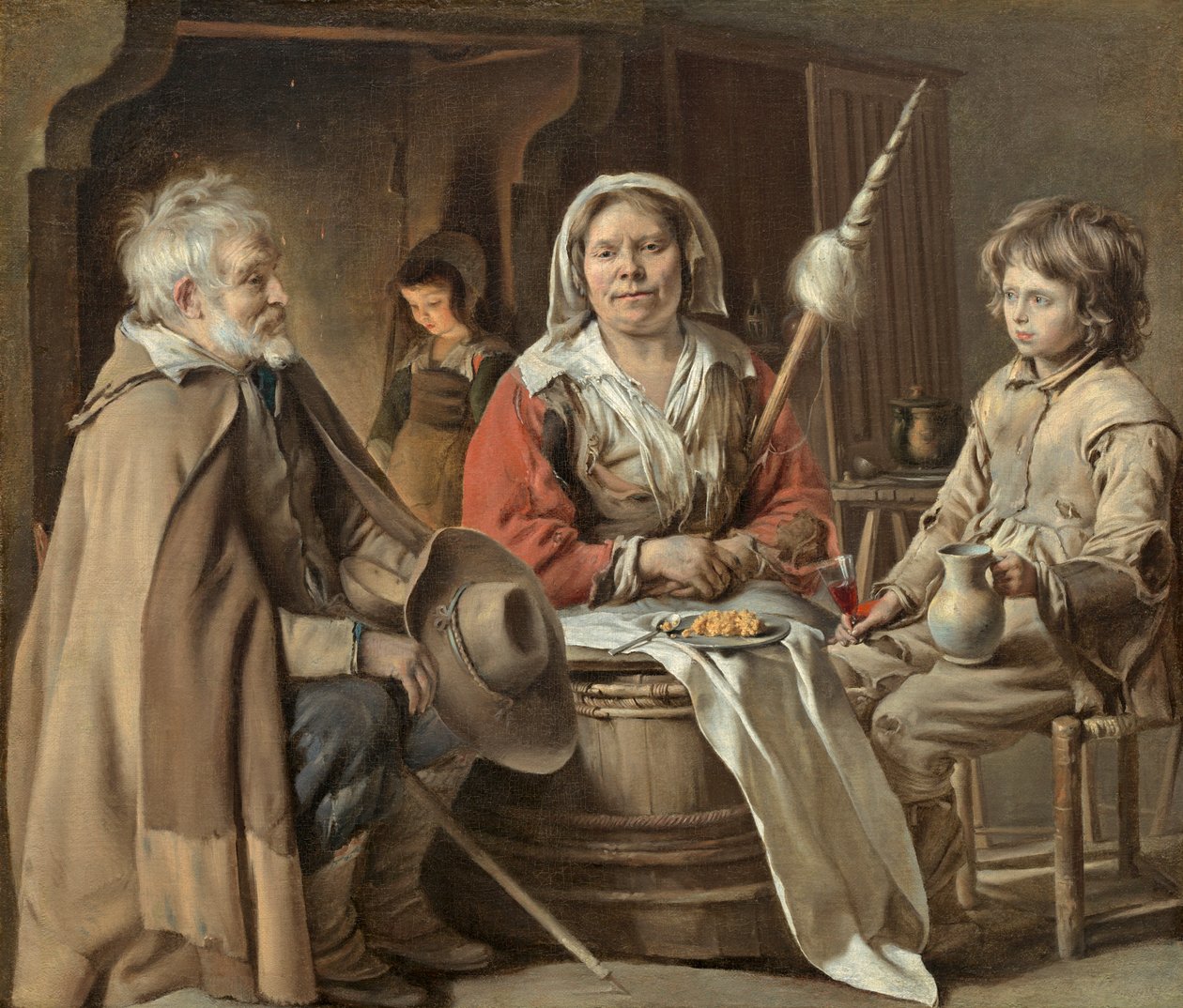 Interno contadino, c.1645 da Louis le Nain
