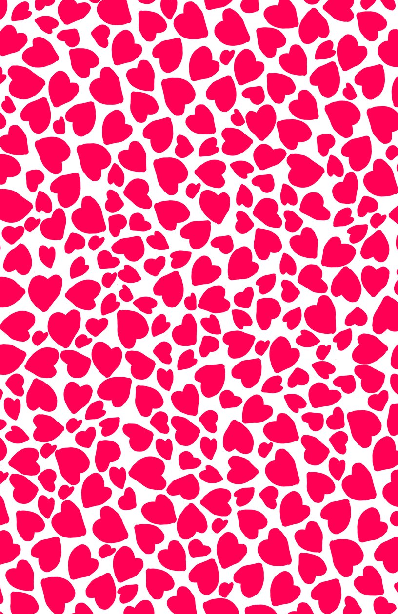 Cuore con stampa animale, 2014 (immagine digitale) da Louisa Hereford