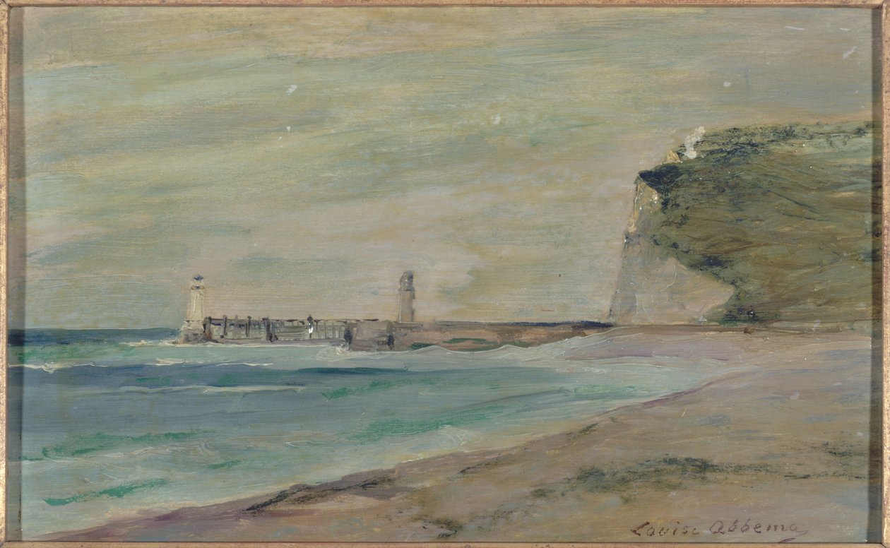 Paesaggio di spiaggia, Fécamp da Louise Abbéma