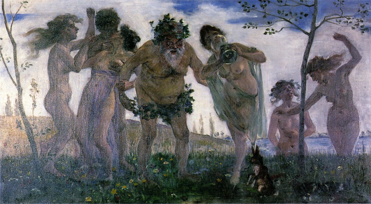 Processione bacchica da Lovis Corinth