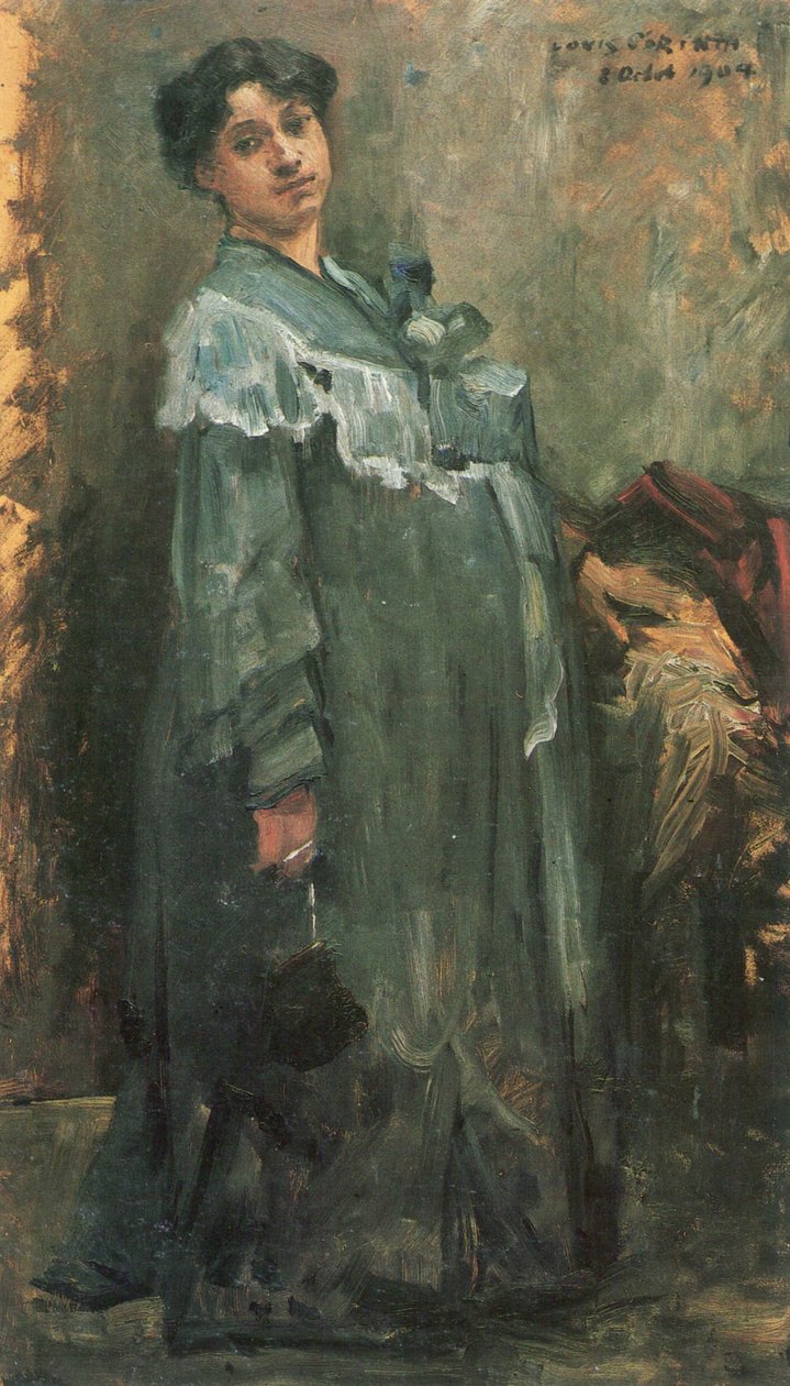 Nel mantello di seta da Lovis Corinth