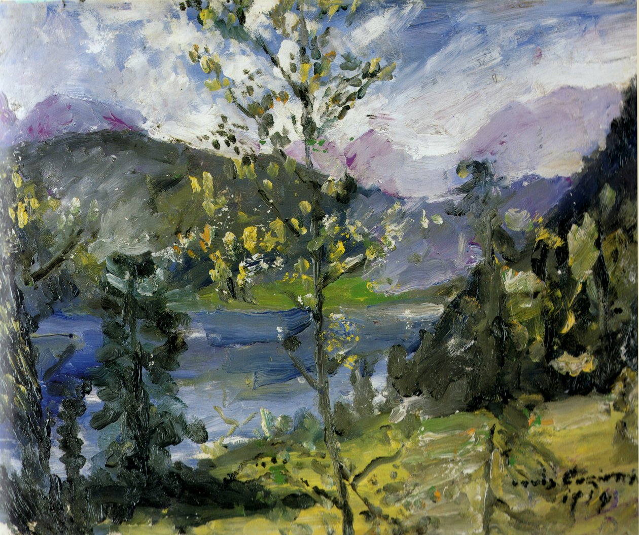 Neve di ottobre al Walchensee da Lovis Corinth
