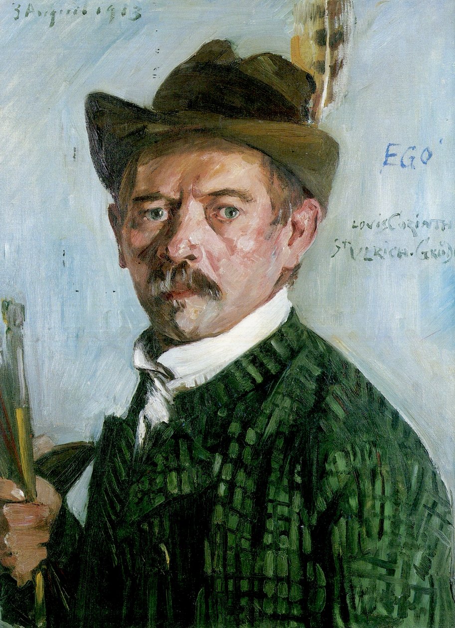 Autoritratto con cappello tirolese da Lovis Corinth