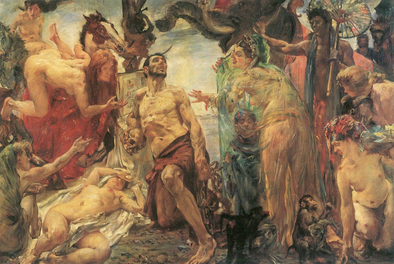 Versuchung des heiligen Antonius nach Gustave Flaubert da Lovis Corinth
