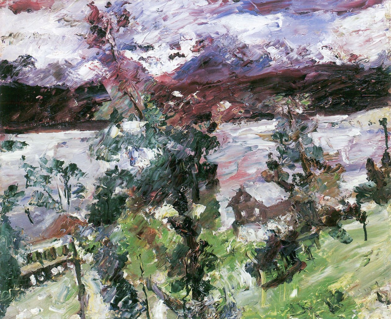 Walchensee, Neve nuova da Lovis Corinth