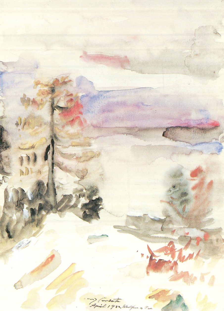 Walchensee in primavera da Lovis Corinth