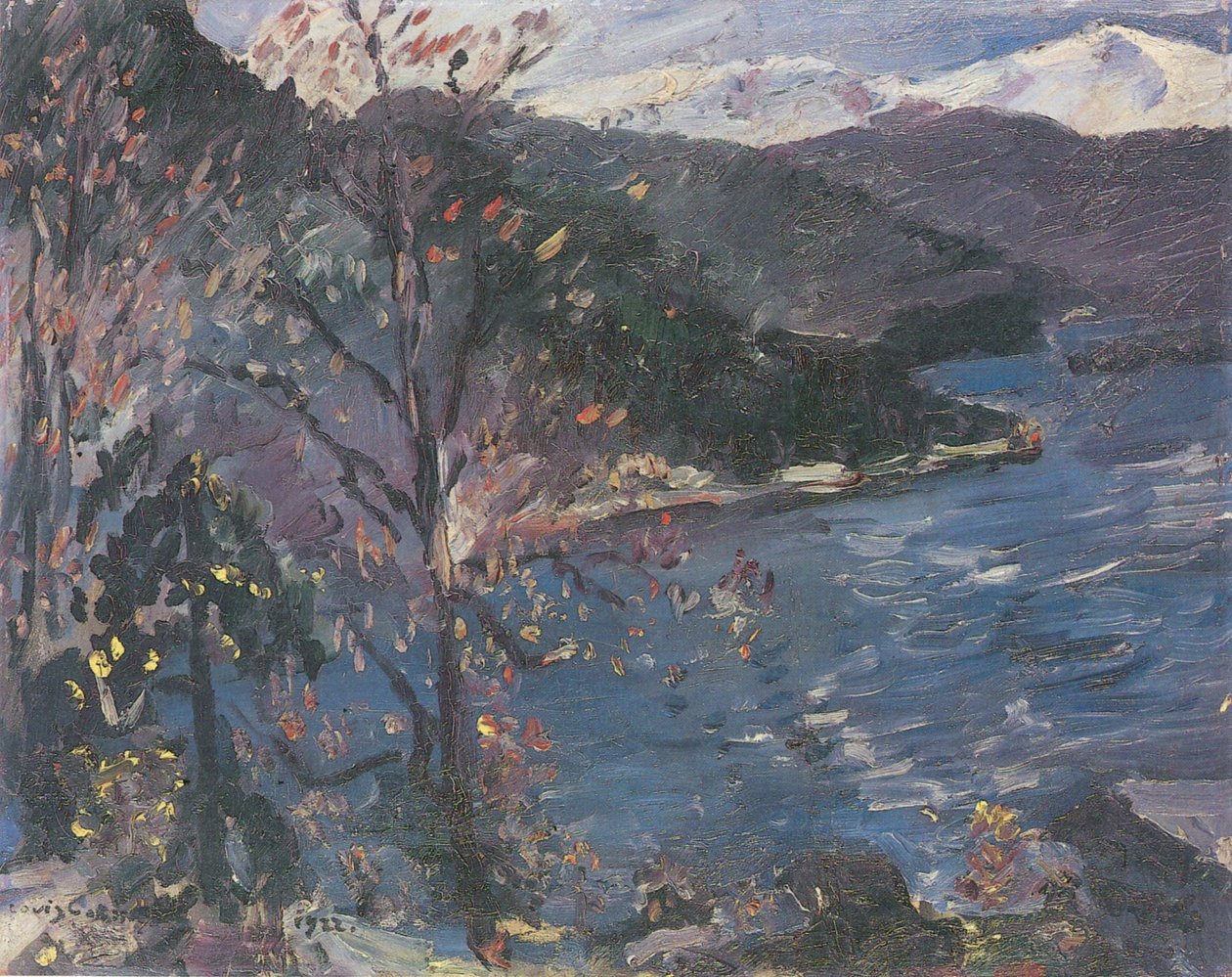 Walchensee in autunno da Lovis Corinth