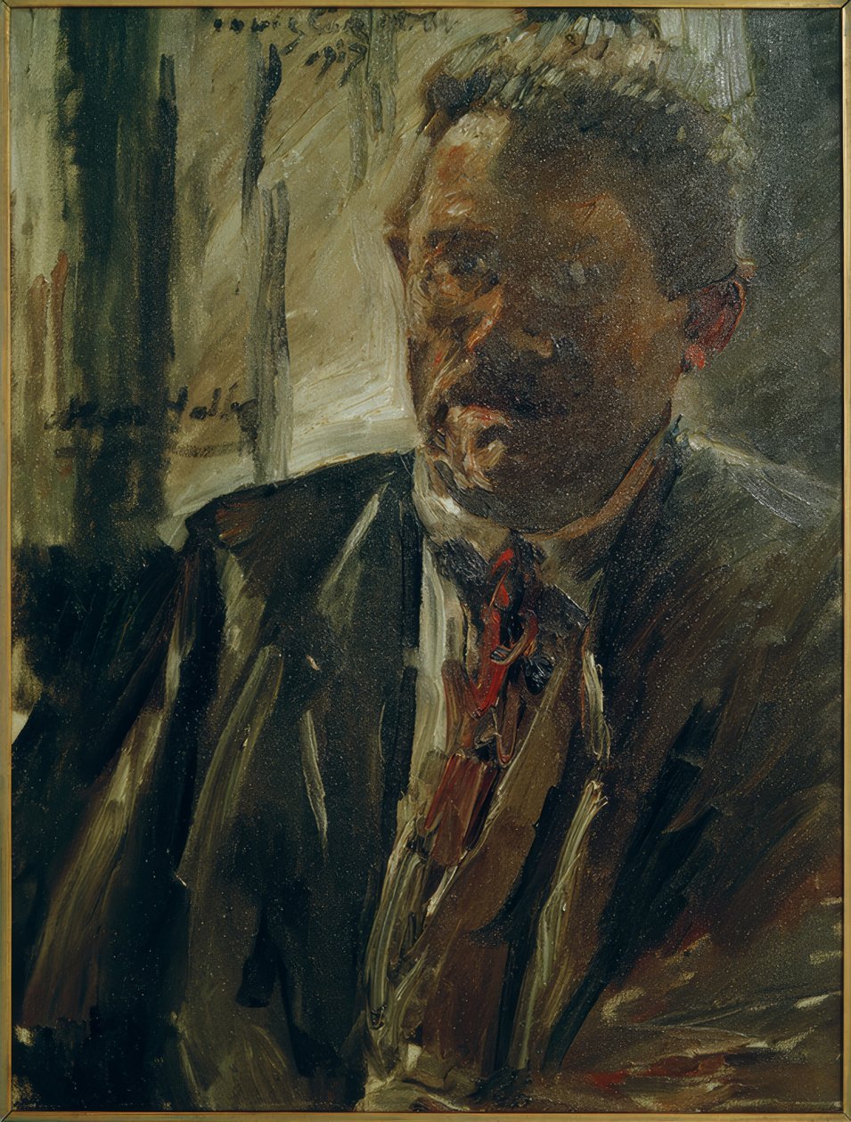 Ritratto di Max Halbe da Lovis Corinth