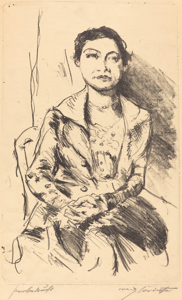 Anneliese Halbe, 1918 da Lovis Corinth