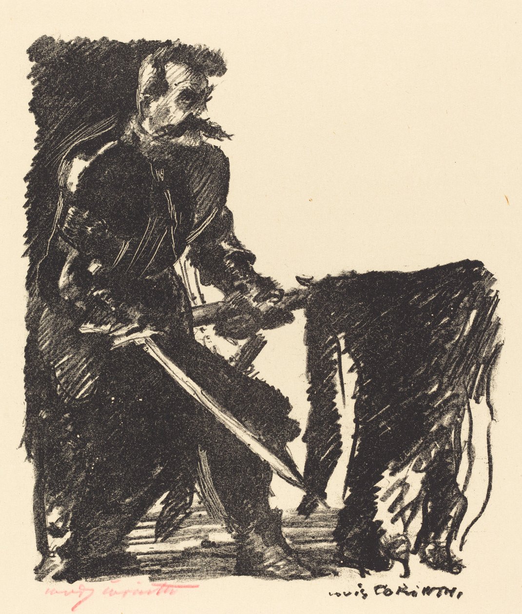 Portabandiera da Lovis Corinth