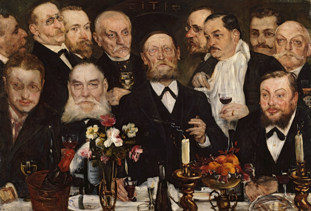 I fratelli della loggia da Lovis Corinth