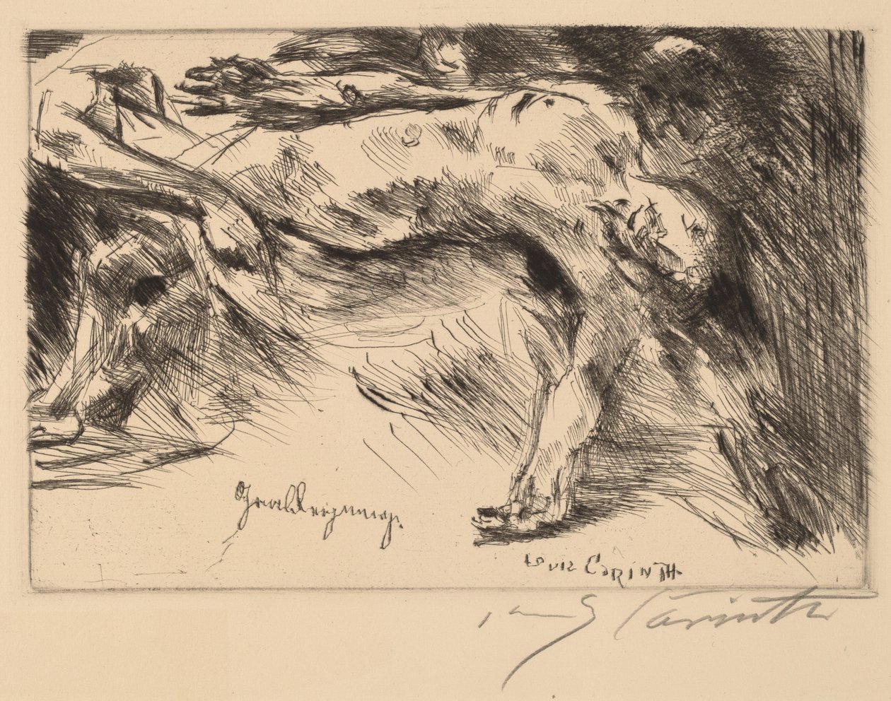 Sepoltura da Lovis Corinth