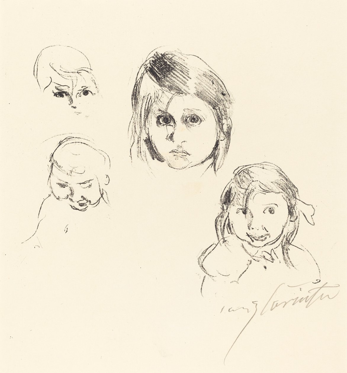 Teste di Bambini da Lovis Corinth