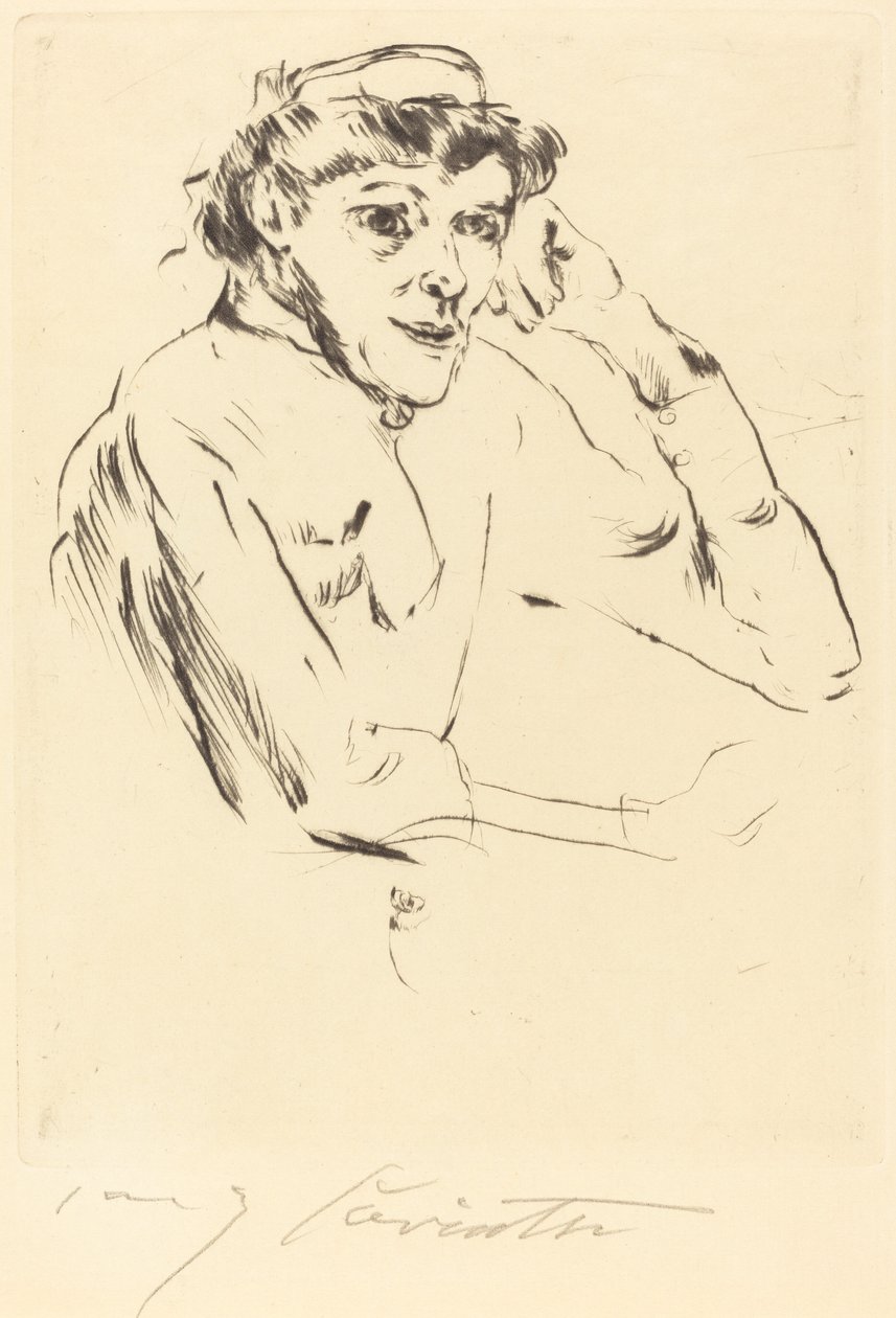 Infermiera da Lovis Corinth