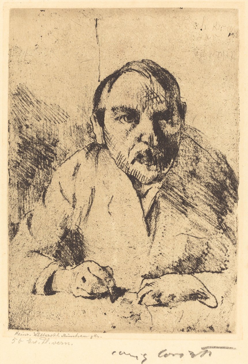 Autoritratto, 1912 da Lovis Corinth