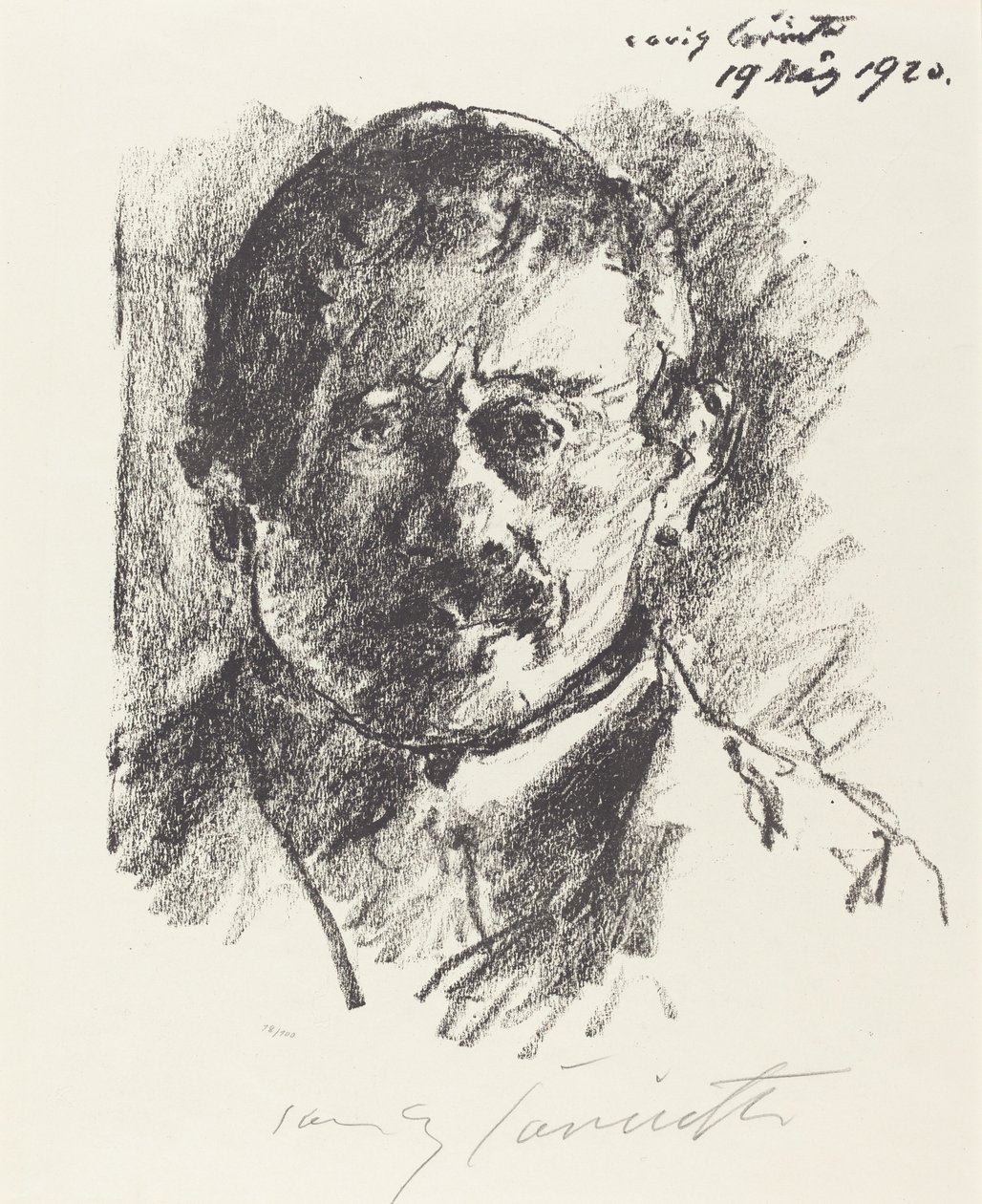 Autoritratto, 1920 da Lovis Corinth