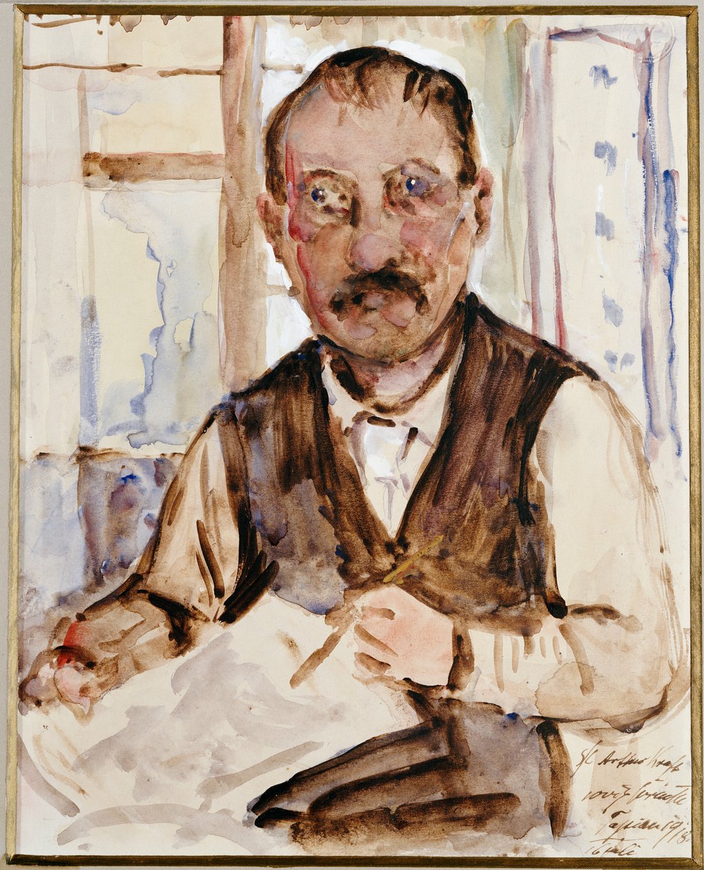 Autoritratto da Lovis Corinth