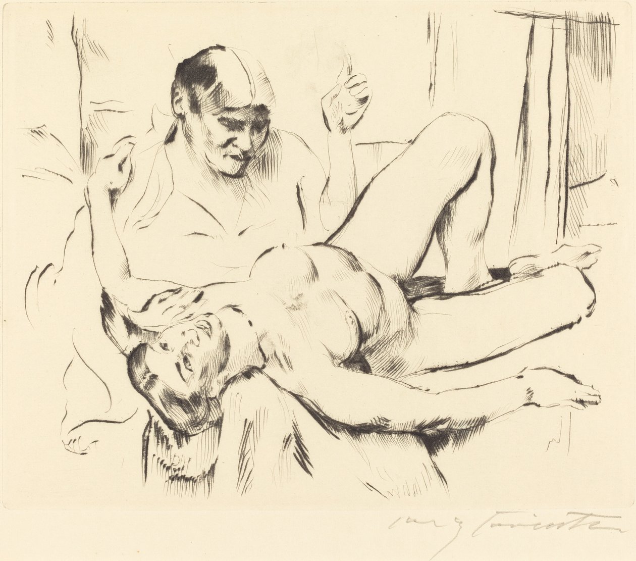 Profezia, 1914 da Lovis Corinth