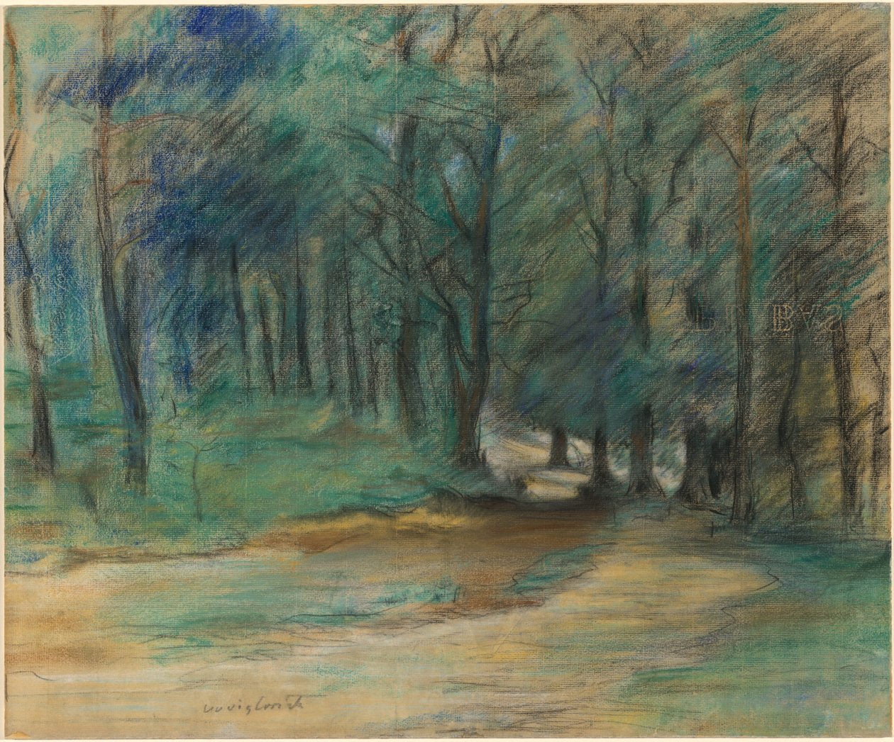 Sentiero nel bosco da Lovis Corinth