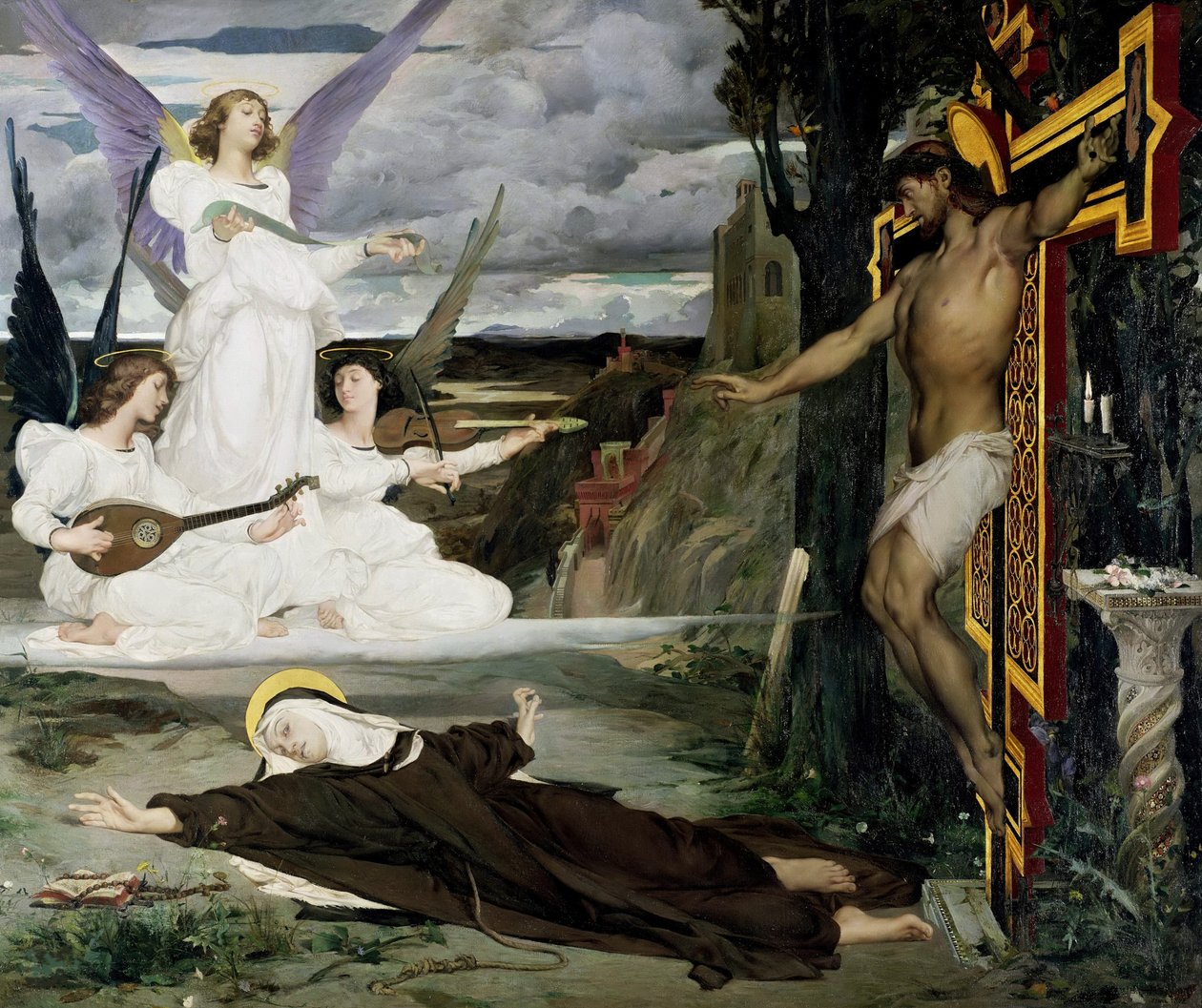 La Visione, 1872 da Luc Olivier Merson