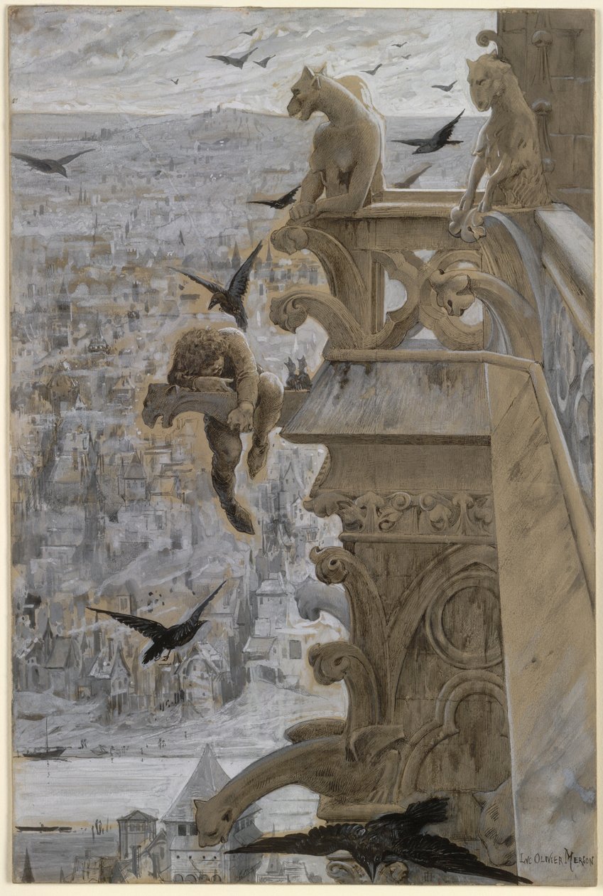 Notre-Dame de Paris, c. 1881 da Luc Olivier Merson