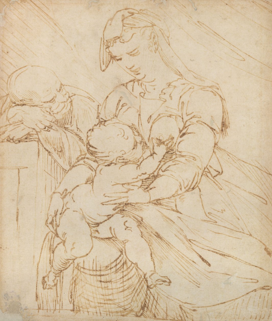 La Sacra Famiglia da Luca Cambiaso