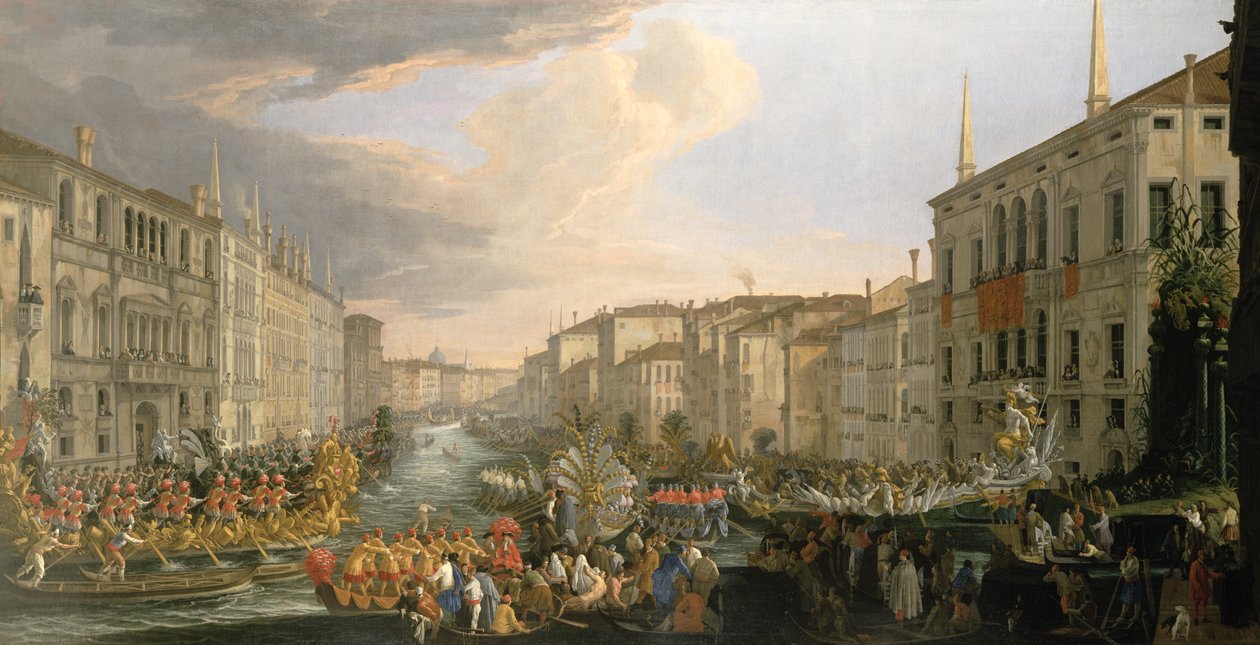 Una regata sul Canal Grande, Venezia da Luca Carlevaris