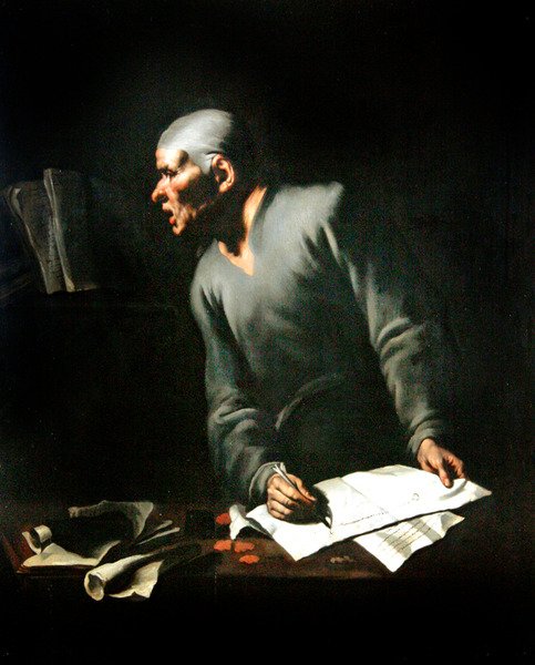 Un filosofo da Luca Giordano