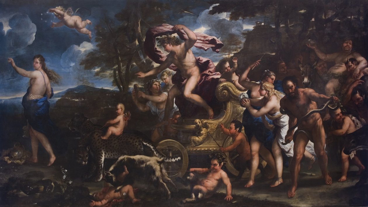 Bacco e Arianna, 1677 da Luca Giordano