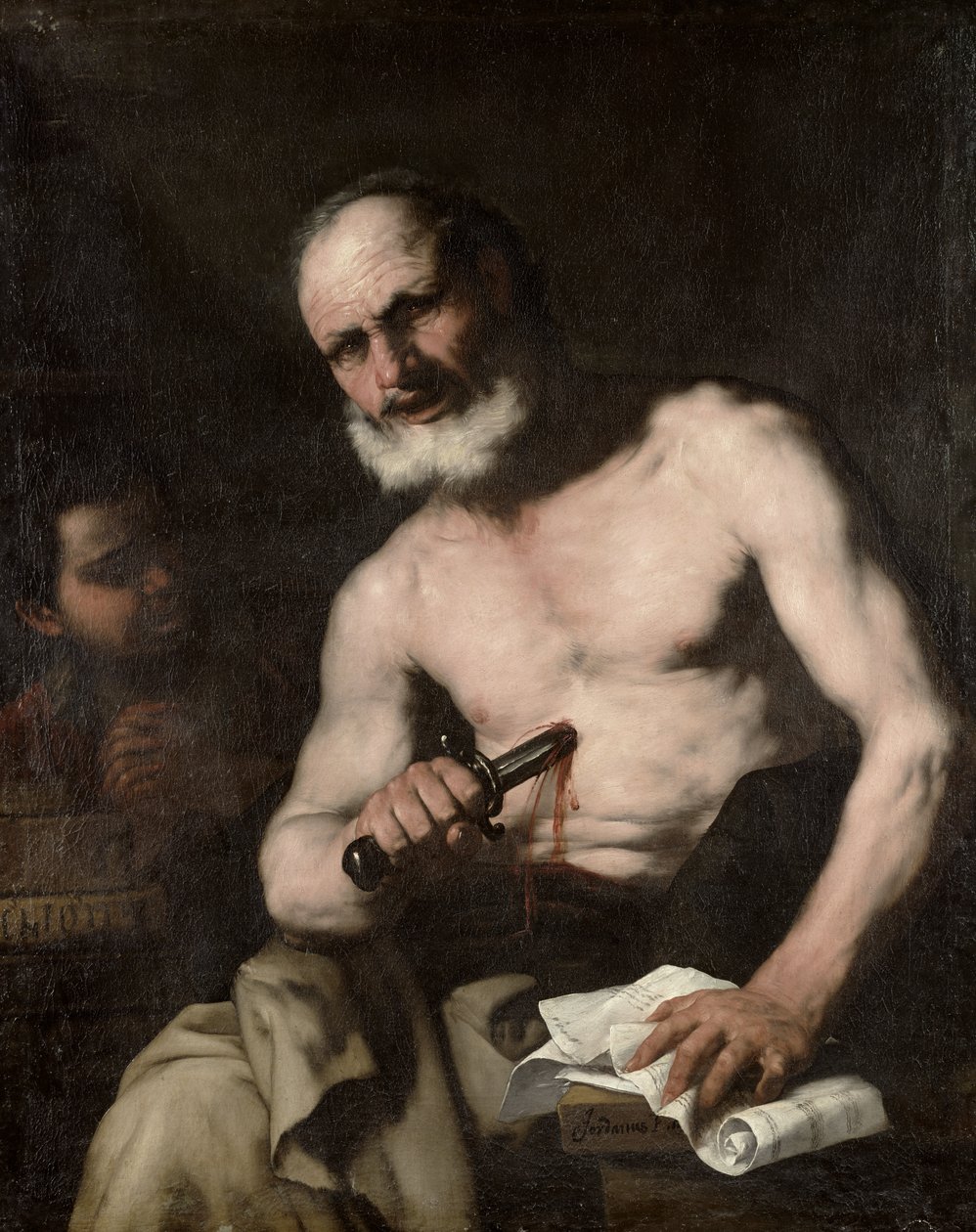 Catone di Utica (95-46 a.C.) da Luca Giordano
