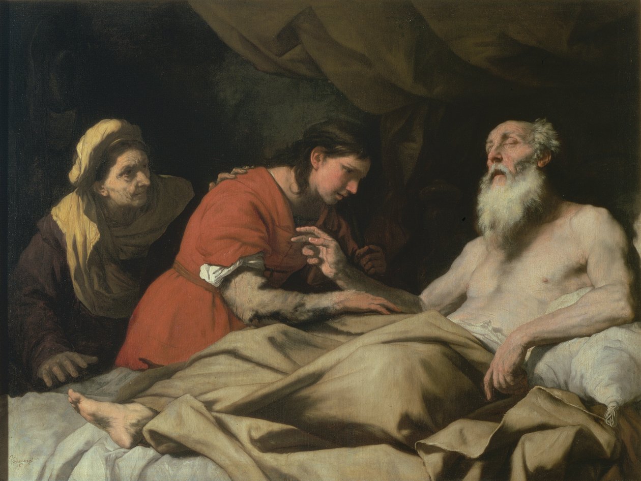 Isacco benedice Giacobbe da Luca Giordano