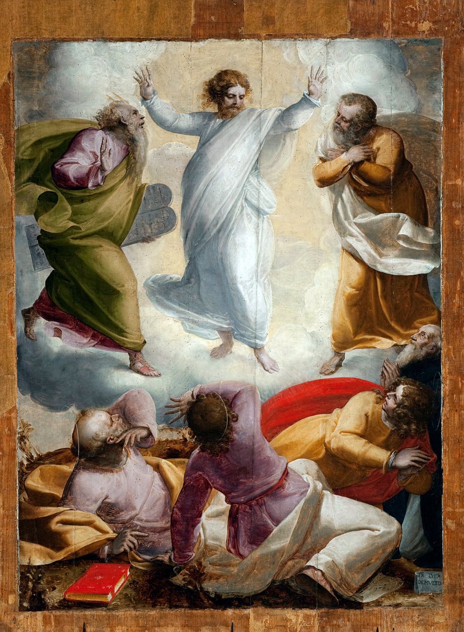 La Trasfigurazione da Luca Cambiaso