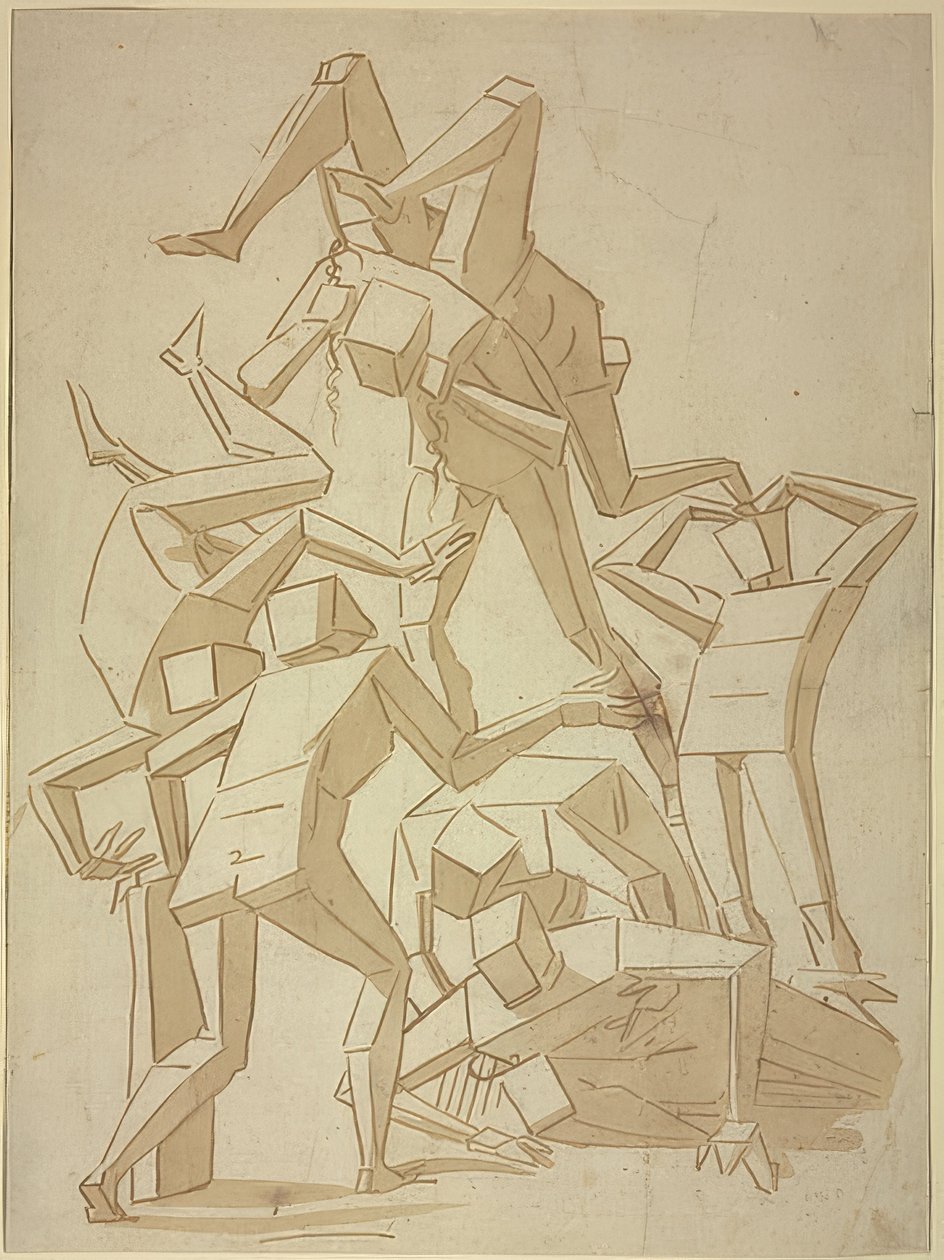 Figure stereometriche sovrapposte (copia) da Luca Cambiaso