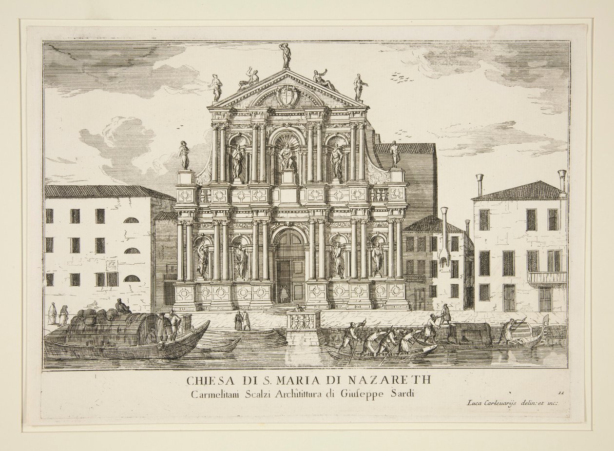 Chiesa di Santa Maria di Nazareth da da Luca Carlevarijs