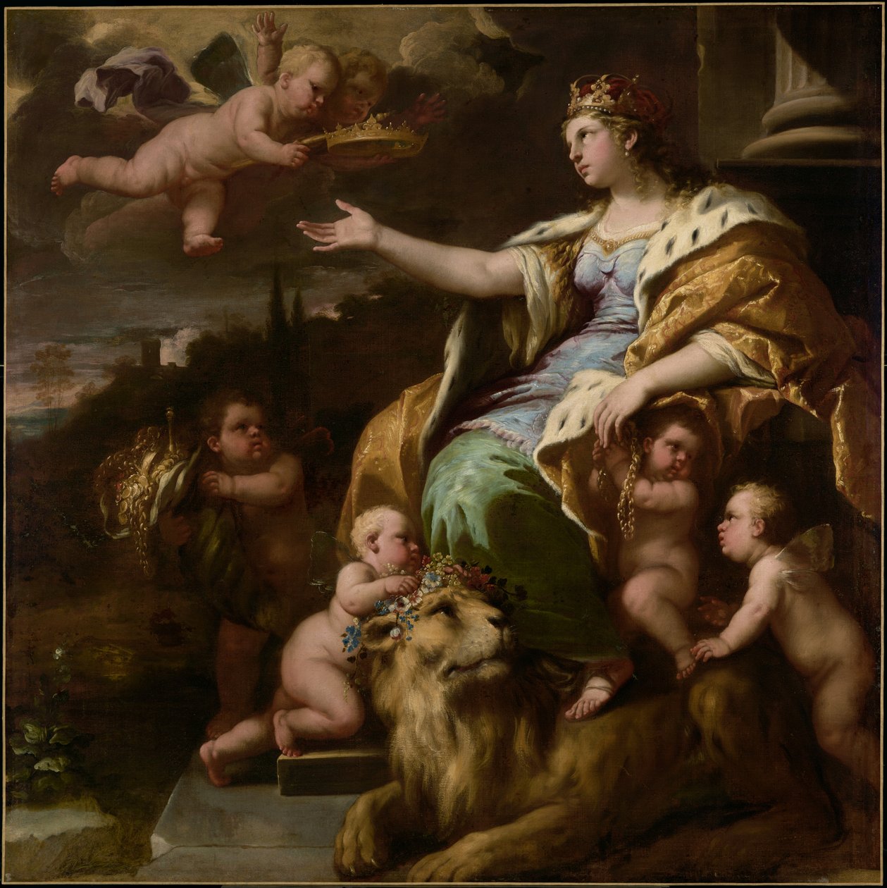 Allegoria della magnanimità da Luca Giordano
