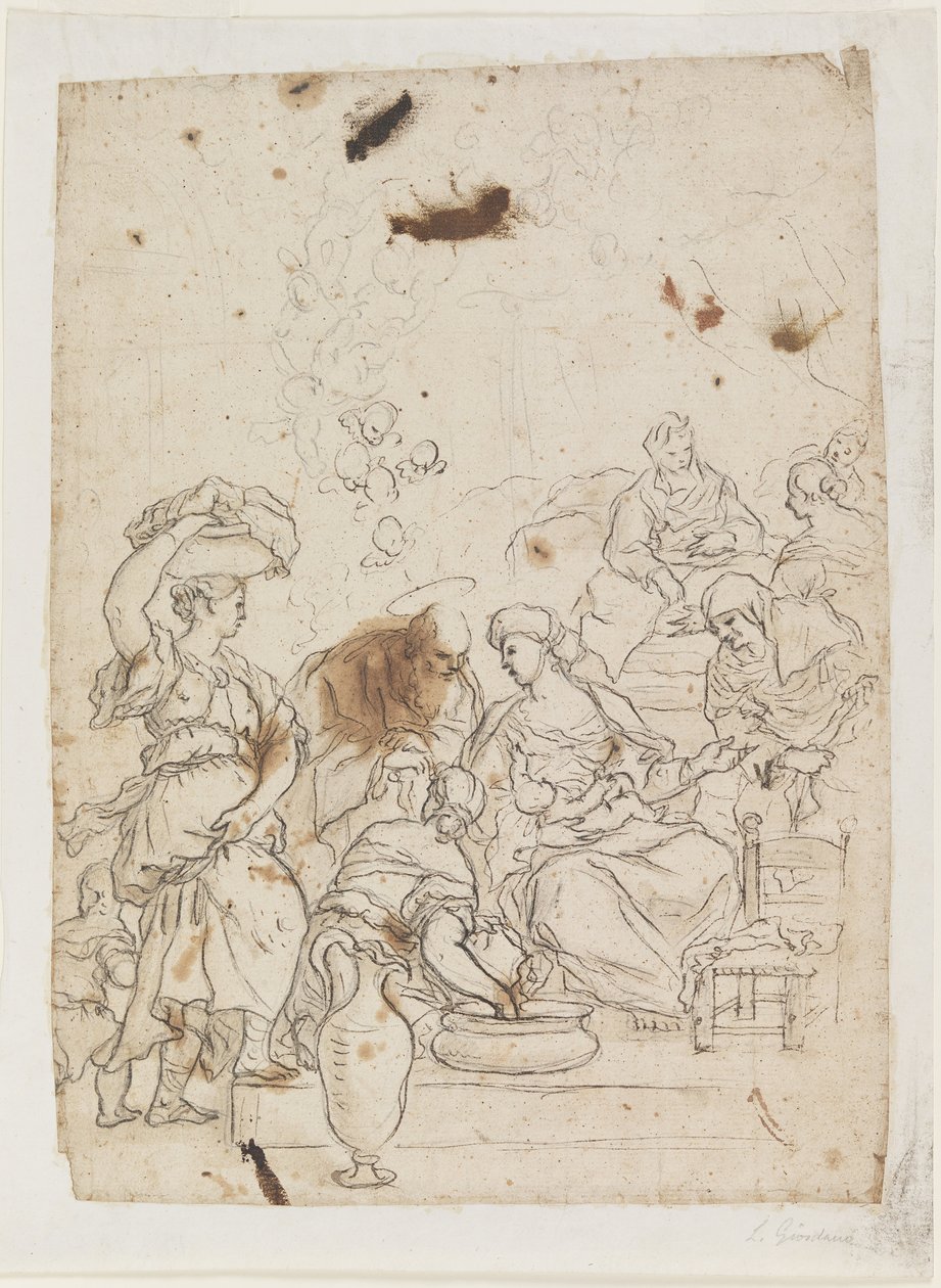 Nascita della Vergine da Luca Giordano